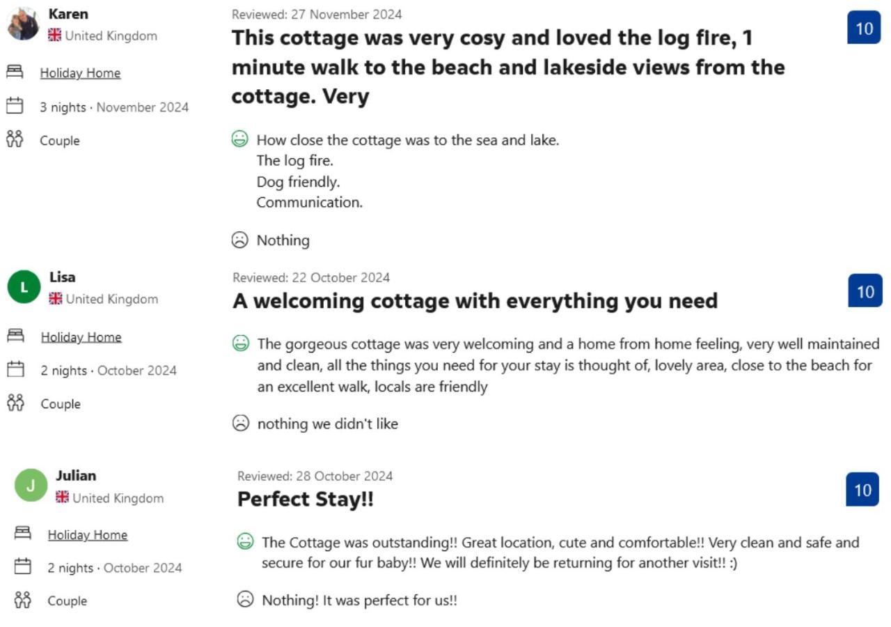 Romantic Lakeside Cottage By The Beach! With Super Cosy Log Burner! The Perfect Escape To Your Home From Home By The Sea! So Relaxing - You Won'T Want To Leave! Pet Friendly! Mablethorpe Eksteriør bilde